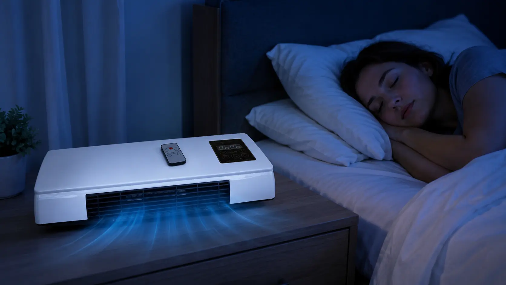 CoolCove bedroom cooling and heating comfort background